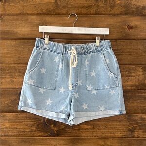 Xhilaration Light Blue Star Jean Shorts